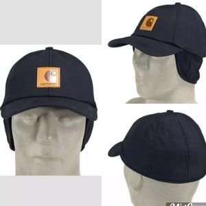 Carhartt Workflex Canvas Ear Flap Cap A199 BLK M/L discontinued by Manufacture